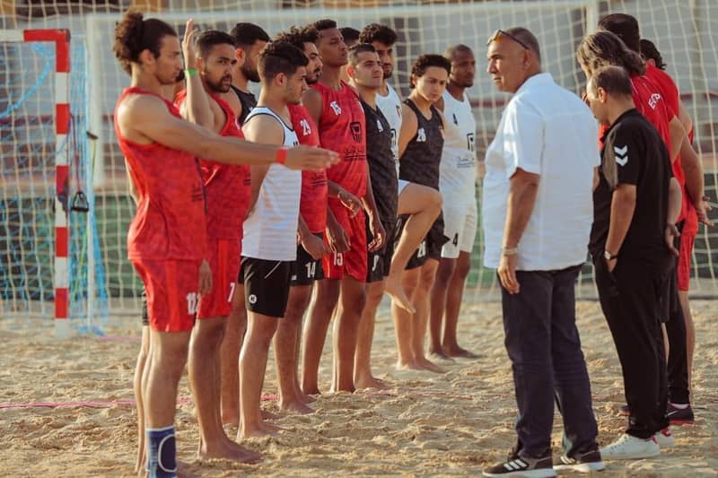 منتخب مصر لكرة اليد الشاطئية فى معسكر تدريبى بملاعب سيتى كلوب الشروق