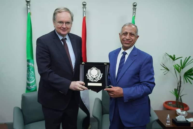 رئيس الأكاديمية العربية للعلوم والتكنولوجيا والنقل البحري يستقبل السفير كريستيان برجر رئيس وفد الاتحاد الاوروبي