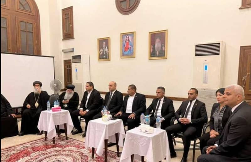 “التنسيقية” تقدم واجب العزاء في ضحايا كنيسة “أبو سيفين”