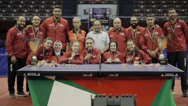 مصر تتوج بلقب بطولة إفريقيا لتنس الطاولة بالجزائر