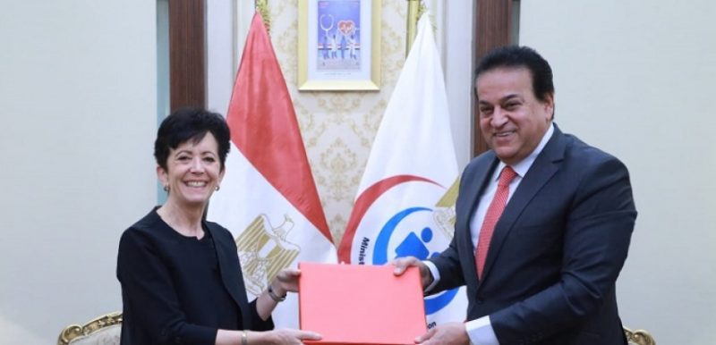 وزير الصحة يستقبل سفيرة سويسرا لدى مصر لبحث التعاون بين البلدين في القطاع الصحي
