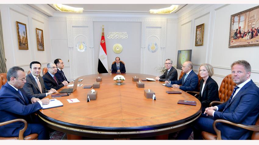 السيسي يجتمع اليوم مع رئيس شركة “سكاتِك” النرويجية