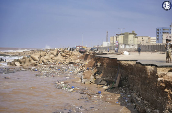 ضحايا الإعصار فى ليبيا