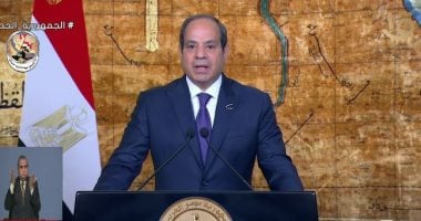 الرئيس السيسي يُلقي كلمة بمناسبة الذكرى الثانية والأربعين لعيد تحرير سيناء