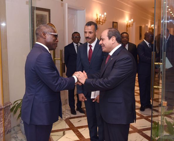 السيسي ونائب رئيس غينيا الاستوائية