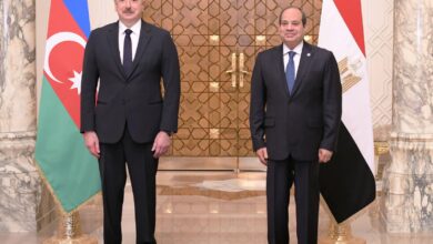 زيارة رئيس أذربيجان لمصر