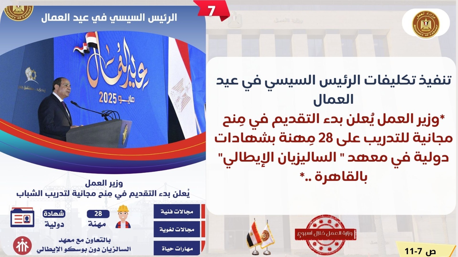 وزير العمل