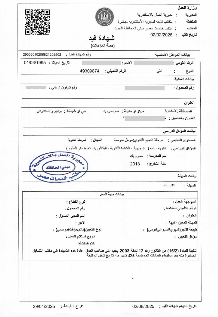 مكتب خدمات مصر