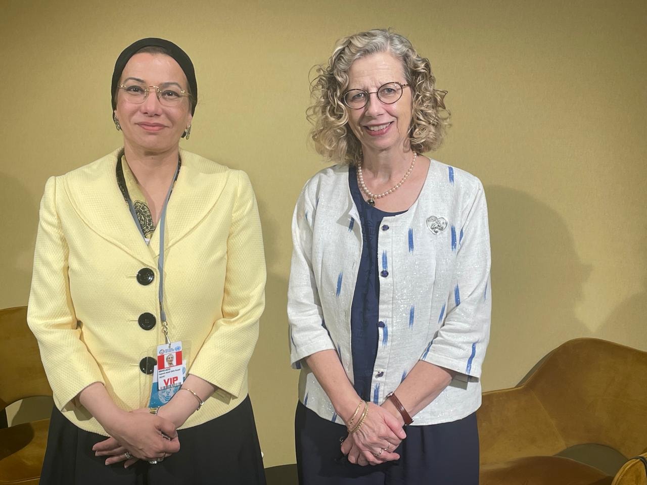 وزيرة البيئة