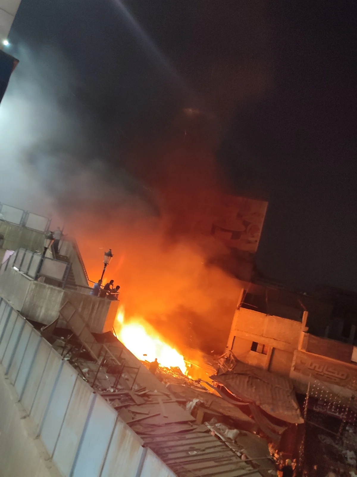 حريق شبرا الخيمة