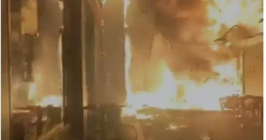 حريق شبرا الخيمة