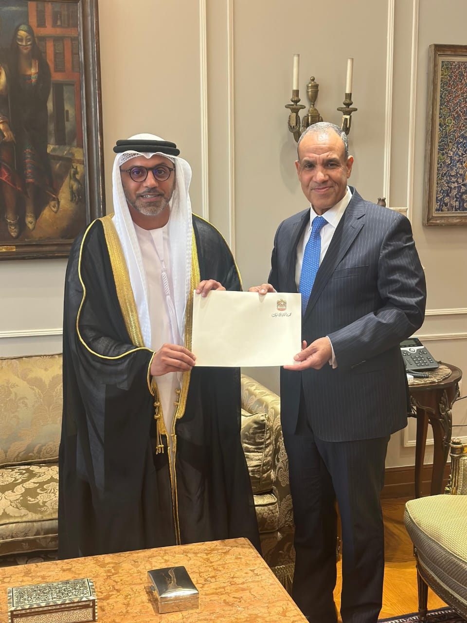 سفير الإمارات الجديد بالقاهرة