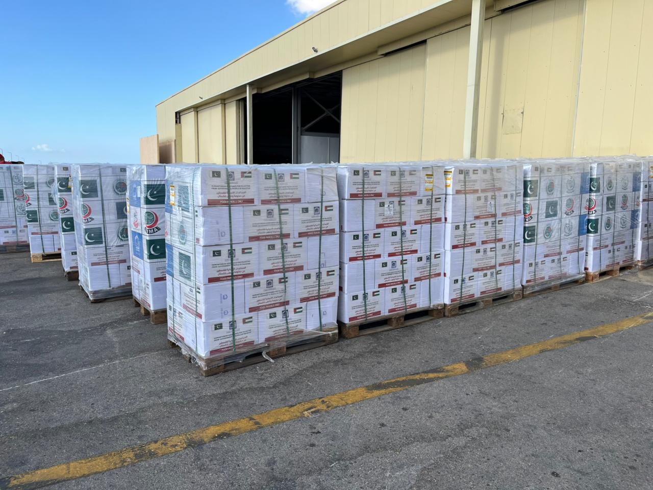 المساعدات الإنسانية الباكستانية لغزة