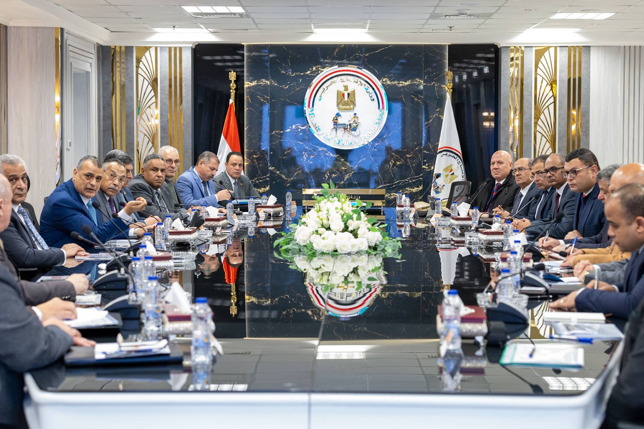 وزيرا الإنتاج الحربي