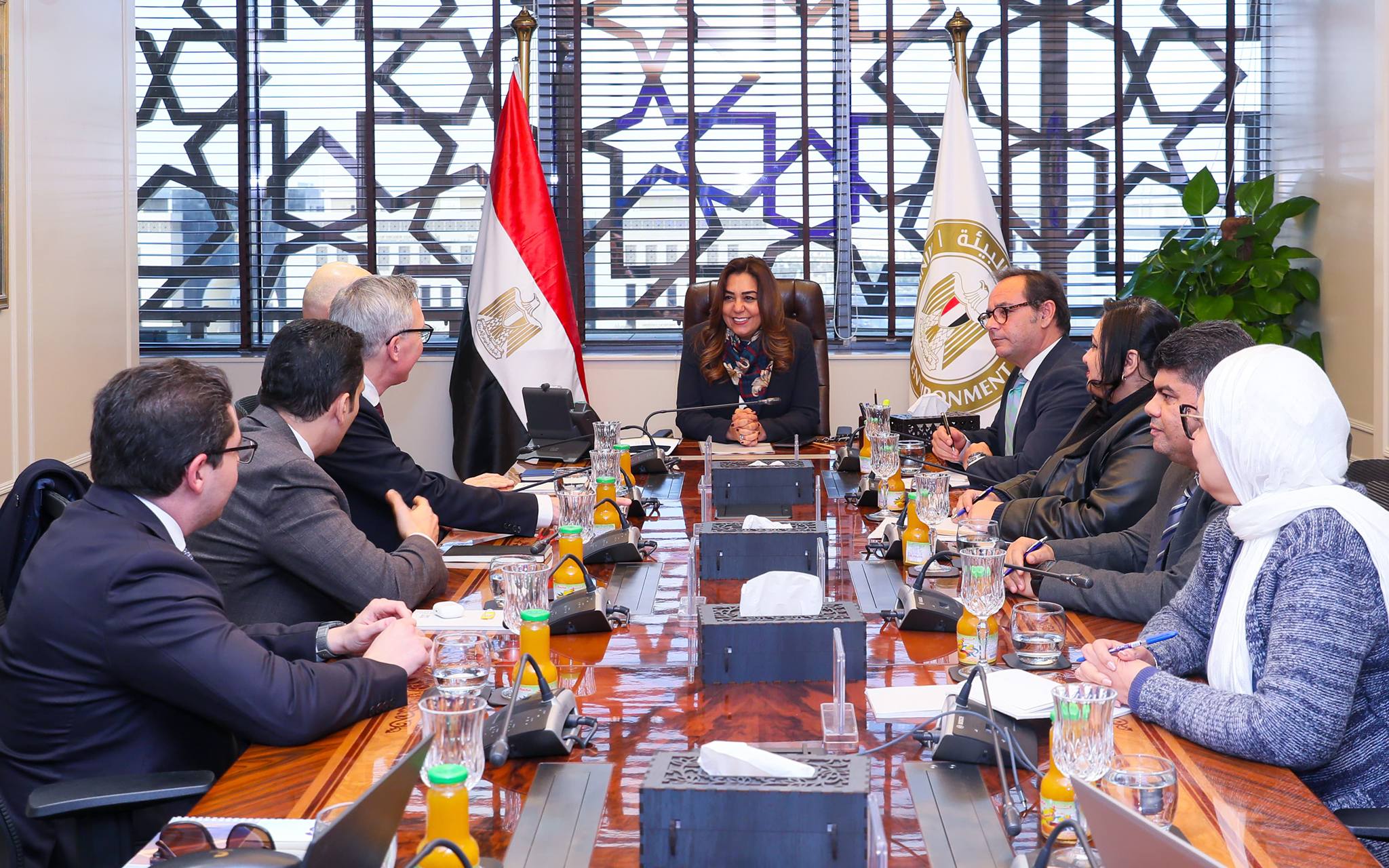 وزيرة البيئة