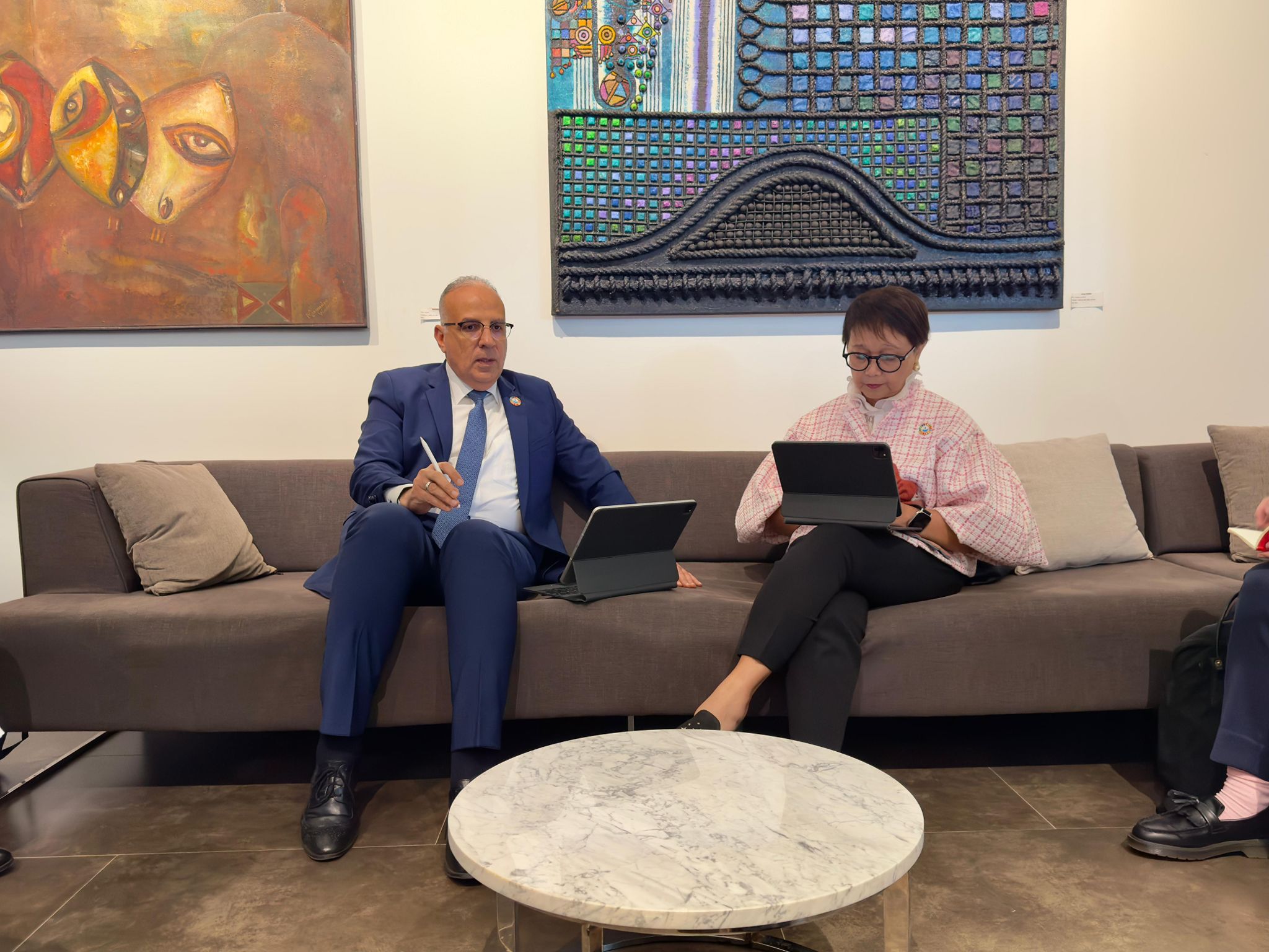 وزير الري يلتقي المبعوثة الخاصة للأمم المتحدة للمياه على هامش الاجتماع التحضيري لمؤتمر الأمم المتحدة بالسنغال